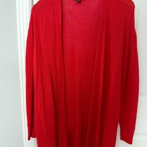 Ann Taylor Vibrant Red Women's Cardigan